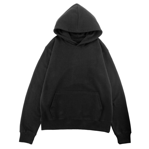 FRENCH TERRY HOODIE - BLACK – Anonymous