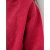 STONE WASHED HOODIE - RED